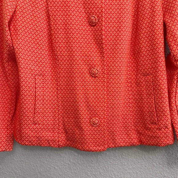 Cabi Tangerine Matchmaker Jacquard Knit Topper Jacket Size Small - Picture 4 of 7